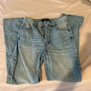 Aeropostale Blue Flare Wide Leg Jeans